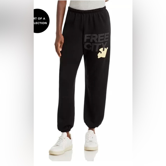 Freecity Cotton Logo Sweatpants - Picture 2 of 6